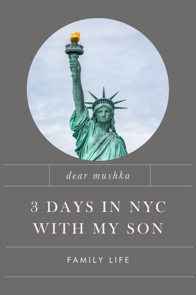 3 DAYS IN NYC WITH A CHILD